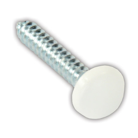 JR PRODUCTS JR Products 20415 Kappet Screws with Covers, Pack of 14 - White 20415